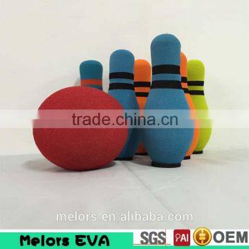 New design! kids' toys EVA bowling pin set and bowling balls