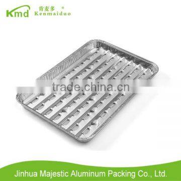 Aluminium Foil 13'' Rectangular Barbecue Tray Cookout 2016