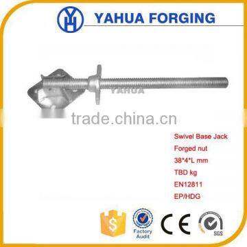 Scaffolding Adjustable Swivel Screw Base Jack