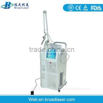 Hot Selling Fractional Co2 Laser Equipment Tattoo /lip Line Removal Vaginal Tightening Machine With Low Price Eye Wrinkle / Bag Removal