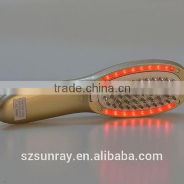 LED light wave comb\combs for hair growth hair straightening brushelectronic lice comb