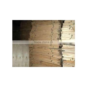 Vietnam Eucalyptus core veneer for plywood 1270x640x1.7 mm