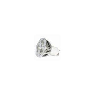 Warm White 3W GU10 Round High Power Led Spotlights Bulbs 300lm 61mm  50mm ( H * W )