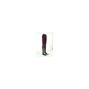 Burgundy Girls Footless Tights Legging With Customized Printing