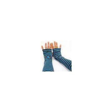 Winter Thumb Hole Rabbit Knit Hand Arm Warmer Fingerless Long Gloves for school girl