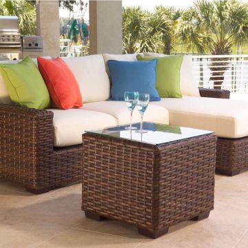 Commercial Contemporary Outdoor Furniture Waterproof Teak Wood Balcony