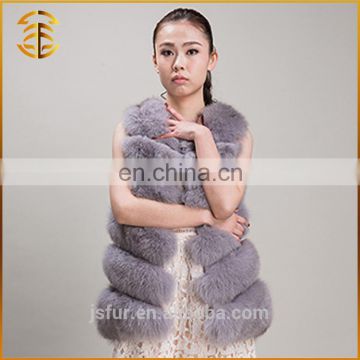Wholesale Winter Real Fox Sleeveless Coat Women Sexy Fur Vest