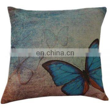 Fashion cheap decorative throw pillow cover custom digital printed latest design linen cushion cover