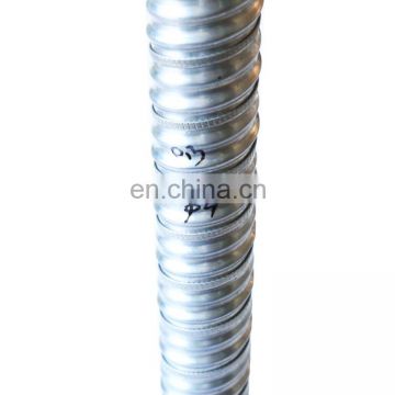 China Manufacturer Post Tension Metal Spiral Corrugated Duct Pipe for Prestressed Concrete Bridge