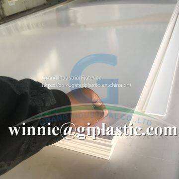 PVC foam sheet with PE film on one surface