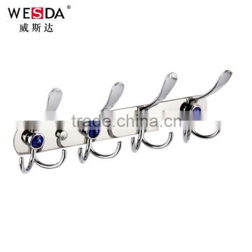 Wesda aluminum alloy bathroom Clothes Hook bathroom accessory hangers. D062