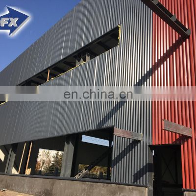 Pre engineered Fabricated Cheap Steel Structure  warehouse with Mezzanine for New Zealand