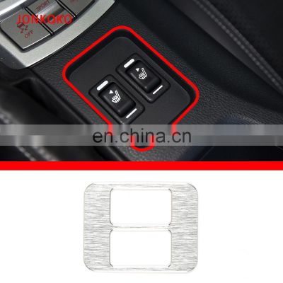 12-20 For Subaru BRZ/Toyota 86 seat heating switch stickers aluminum alloy silver 1 piece set
