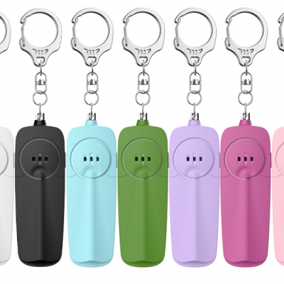 New female anti wolf and self-defense tool flashlight keychain outdoor personal alarm(wechat:13510231336)