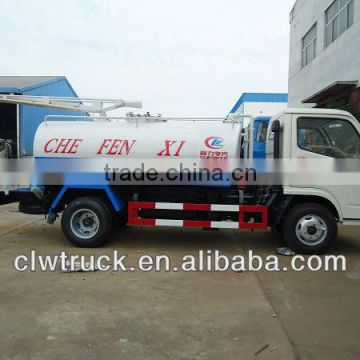 4t DFAC S3300 suction-type tumbrel tanker truck