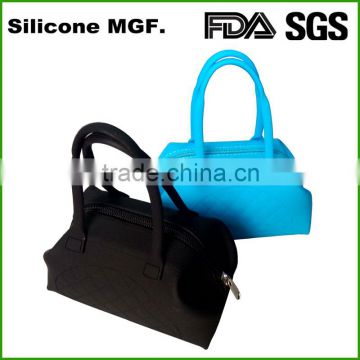 Novelty Silicone material women hand bag 2016 designer