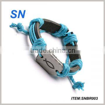 2013 hot selling unique leather wrap bracelets wholesale