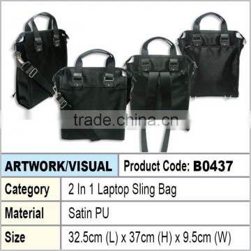 2 in 1 laptop sling bag
