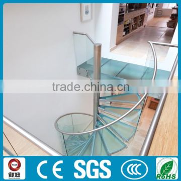 interior steel glass SS/spiral/circle stairs -YUDI