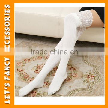White lace top stocking cute girl princess stocking young girls japanese stockings wholesale ladies nylon stockings PGSK-0132