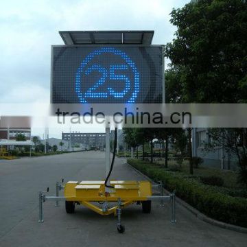 VMS LED sign trailer