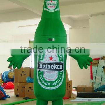 inflatable moving beer bottle for sale