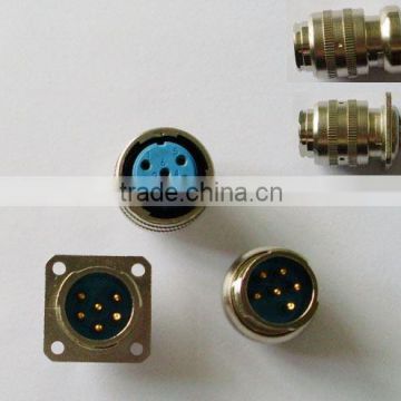 6 pin electrical connector, connector socket