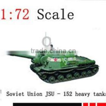 1/72 scale plastic Assembly soviet union JSU-152 heavy main battle tank model