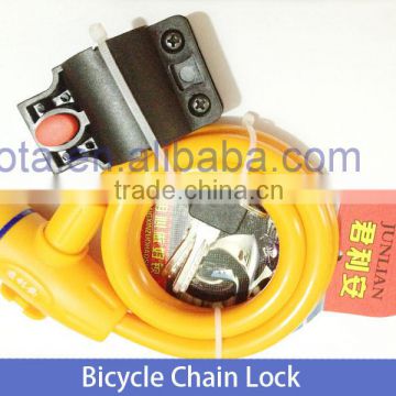 OEM/ODM service Anti Shear bicycle cable lock with keys electronic chain lock