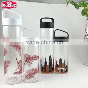 Mochic 350ML high transparent Glass Water Bottle