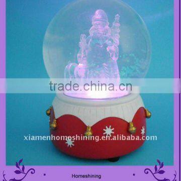 christmas transparent light waterglobe