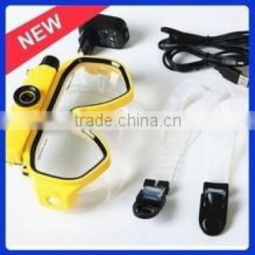 Newest fishing sporting mask with 720p hd camera for free diving recorder