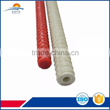 Factory hollow threaded rod for fround support