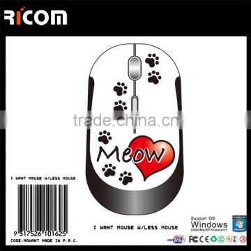 Best Christmas gifts 2.4GHz Wireless Slim Mouse wireless slim mouse for promotion gifts