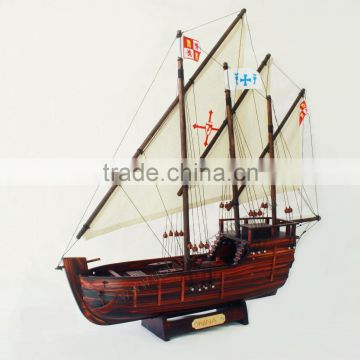 SANTA NINA WOODEN SHIP MODEL, HANDICRAFT SHIP OF VIETNAM - HANDMADE SHIP MODEL