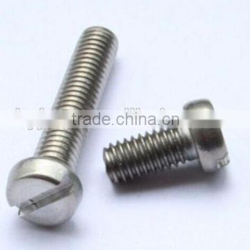 Slotted cylindrical titanium screw DIN 84