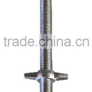 Galvanized construction solid/hollow U head jack base (Real Factory in Guangzhou)