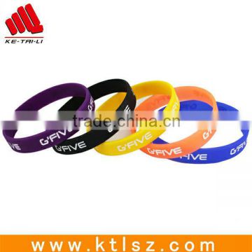 0.5 inch and 1 inch silicon wirstbands
