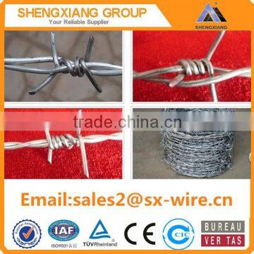 2016 Hot sale hot-dip galvanizing barbed wire