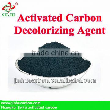 Activated carbon as decolorizing agent for sucrose