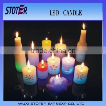 Flameless LED Candle Light with pattern