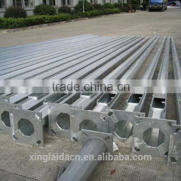 galvanized steel column light pole