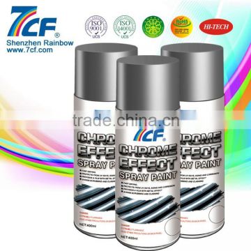 2015 High Quality Rainbow Fine Chemical Brand 7CF 400ml Acrylic Mirror Chrome Spray Paint
