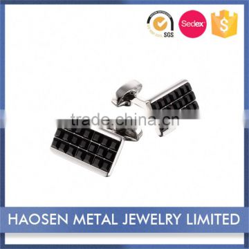 Highest Level Nice Design Cheapest Price Wholesale Sterling Silver Crystal Cufflinks