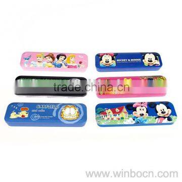 Two layers kids students cute pencil case with CMYK printing