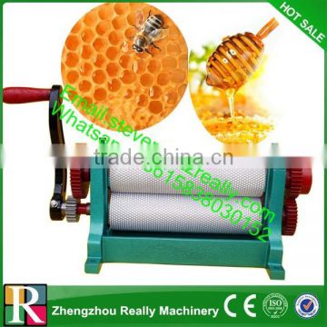 Durable beeswax foundation embossing machine