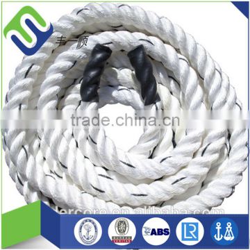 polyester rope 38mm black high strength fitness battle rope outdoor training rope