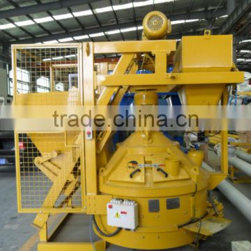 planetary concrete mixer automatic discharging by hydraulic or penumatic