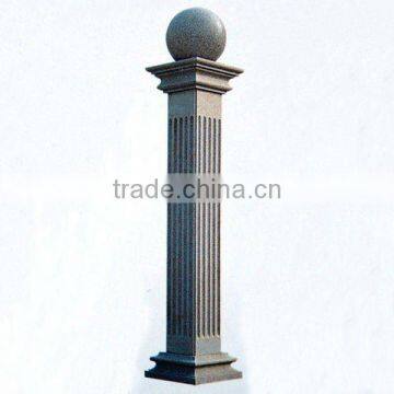 Hand Carved Natural Granite Column