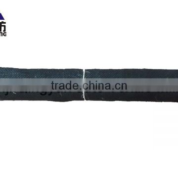 30cm*300cm black color burlap runner sewn edge on small rolls